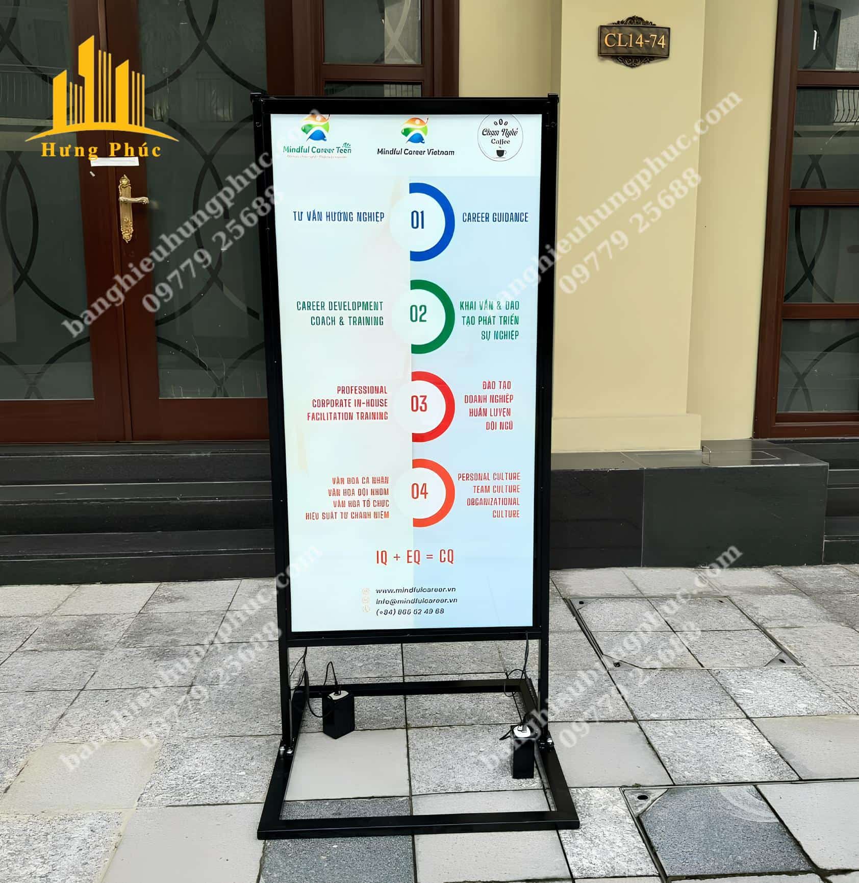 Biển vẫy đứng shop hoa Biển vẫy đứng shop hoa