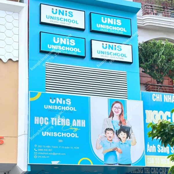 Biển quảng cáo trung tâm ngoại ngữ