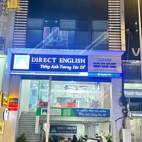 Biển quảng cáo trung tâm ngoại ngữ