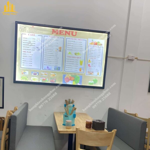 bảng hiệu treo tường