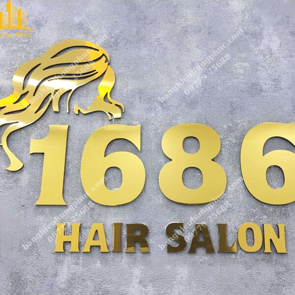 chữ alu gương vàng