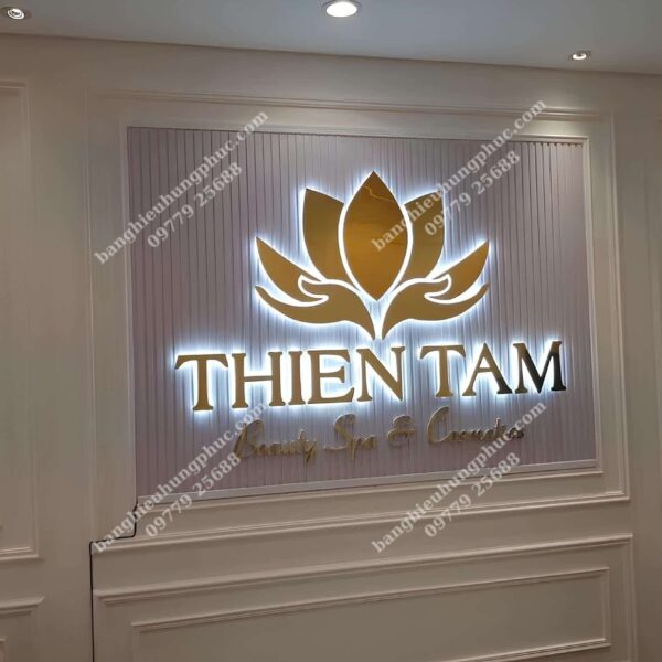 chữ nổi mica dán tường