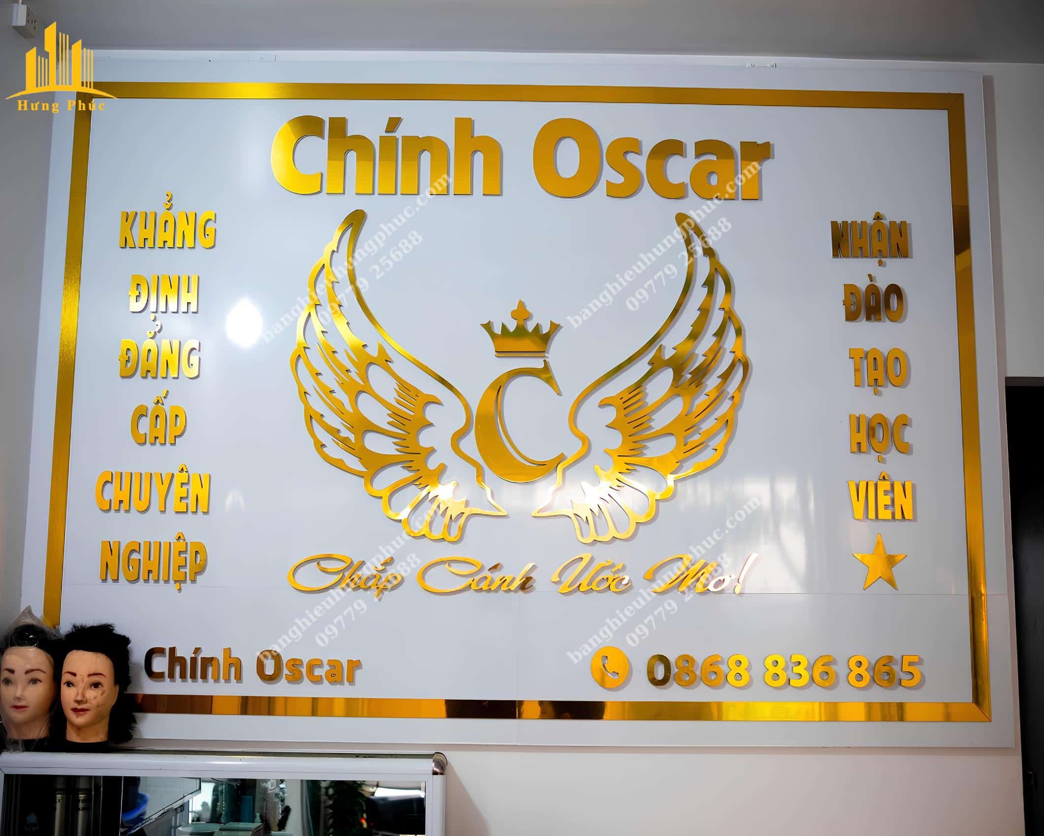 chữ nổi mica dán tường