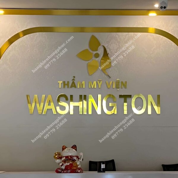 chữ mica dán tường