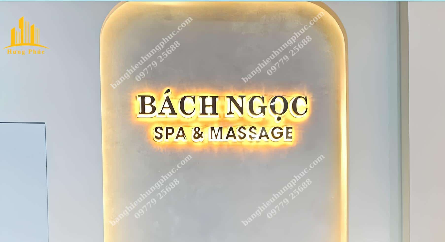 Chữ nổi dán tường đèn led hắt chân siêu đẹp