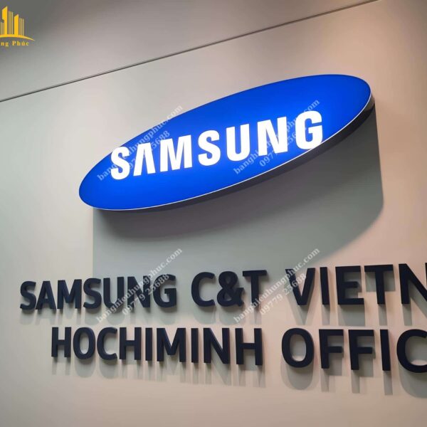 chữ nổi dán tường