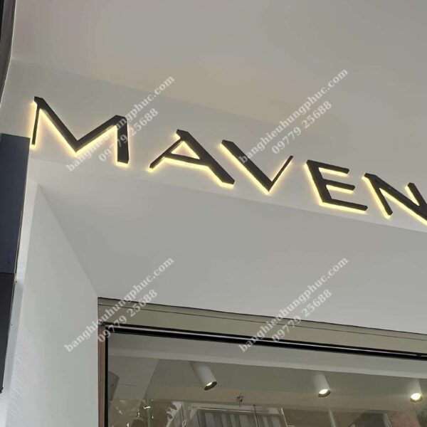 chữ nổi dán tường