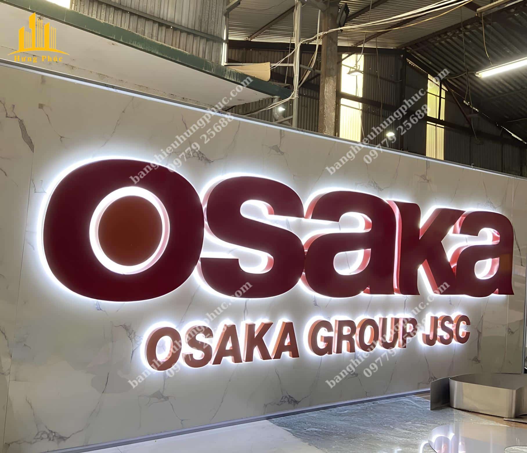 làm chữ nổi inox làm chữ nổi inox