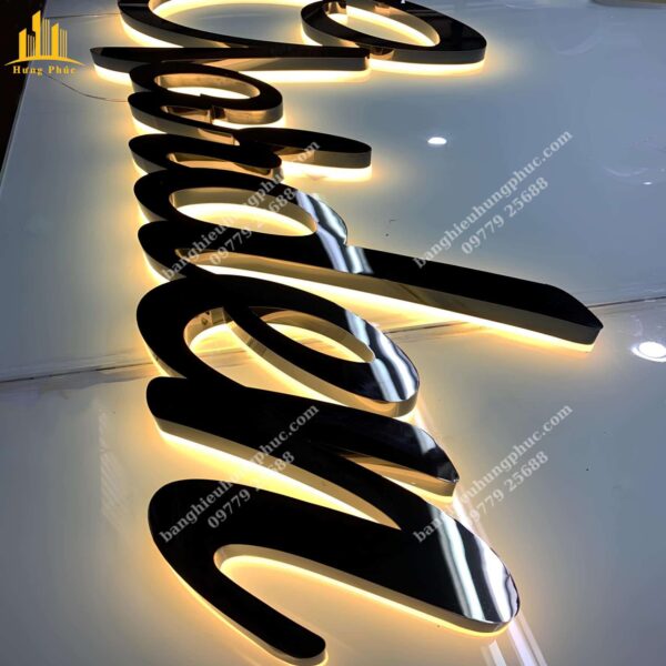 làm chữ nổi inox