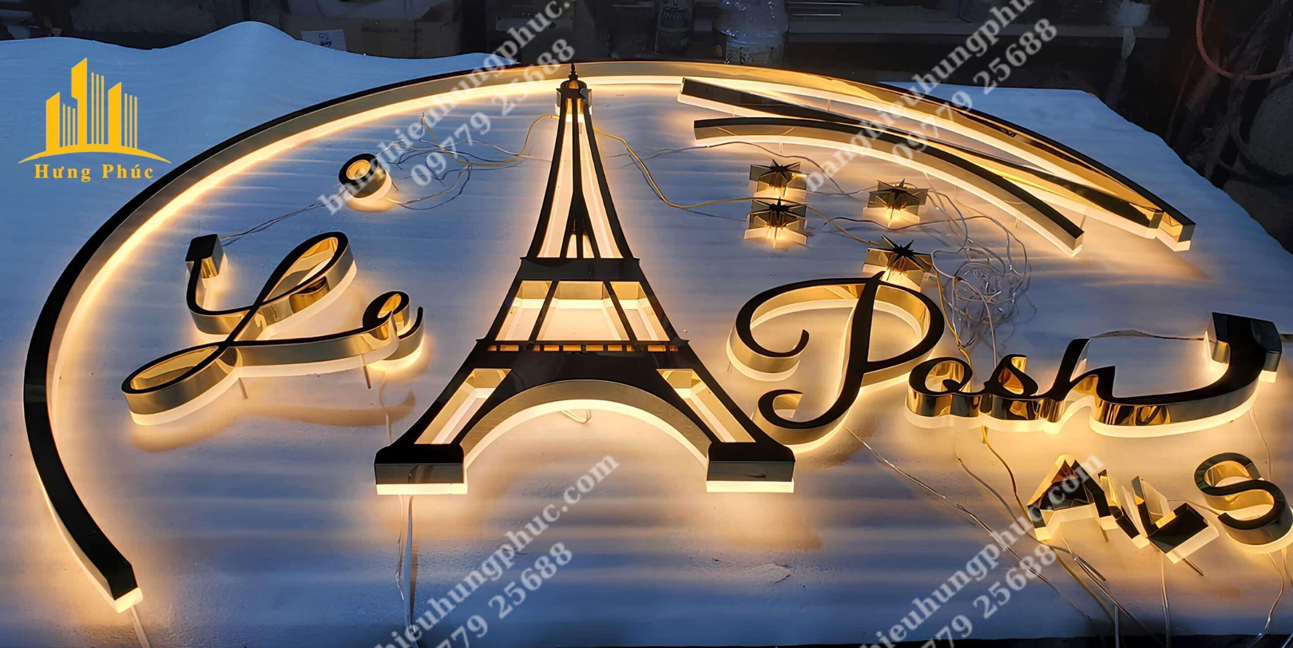 làm chữ nổi inox làm chữ nổi inox