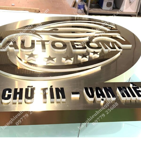 gia công chữ inox