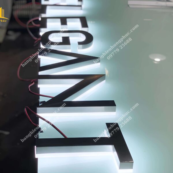 gia công chữ inox