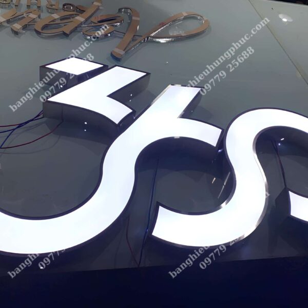 gia công chữ inox