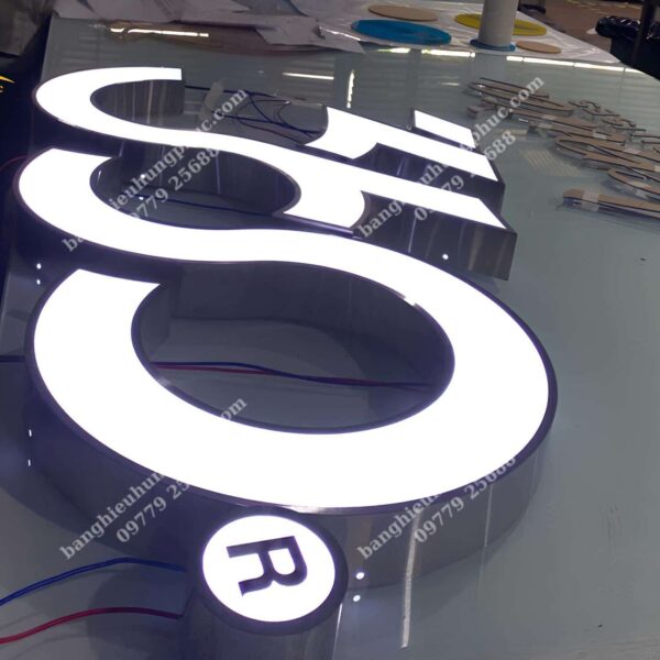 gia công chữ inox