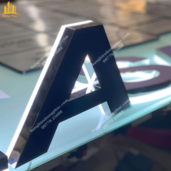 gia công chữ nổi inox