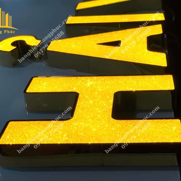 gia công chữ inox