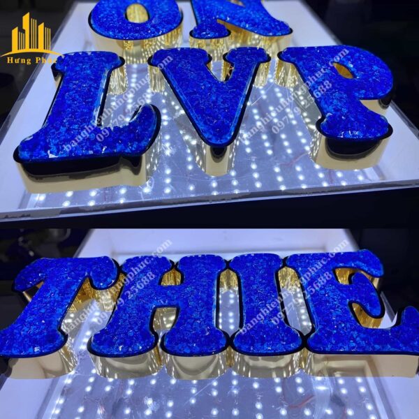 gia công chữ nổi inox