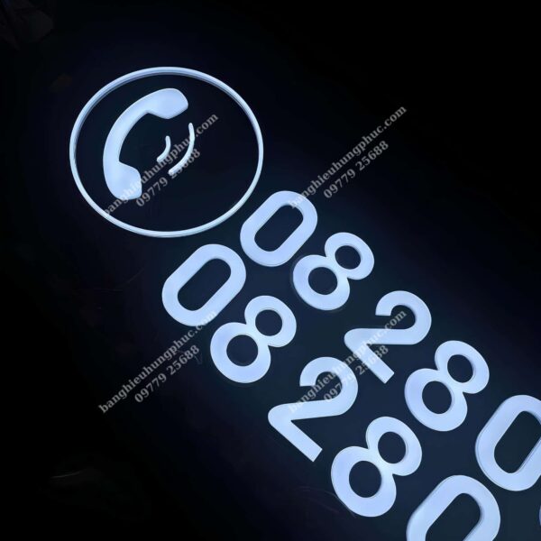gia công chữ nổi inox