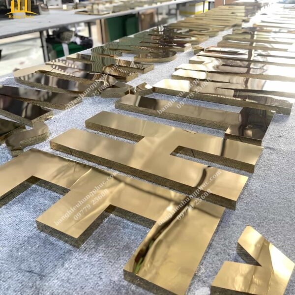 Làm chữ inox