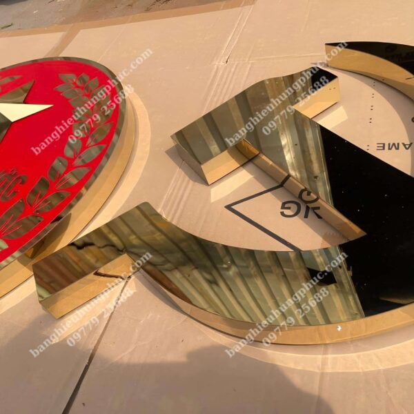 gia công chữ inox