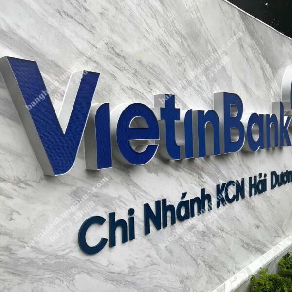 gia công chữ inox