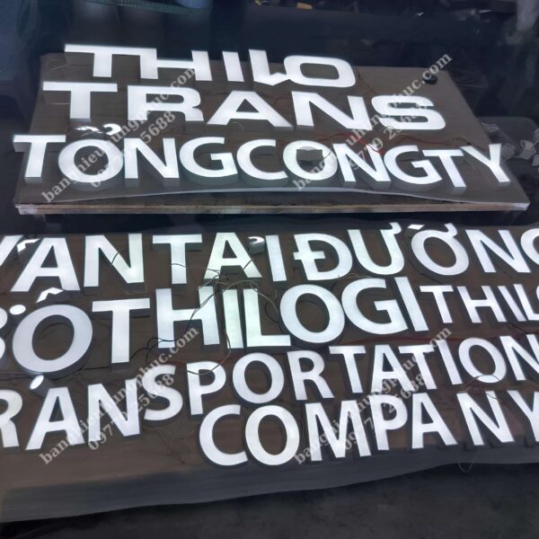 gia công chữ inox