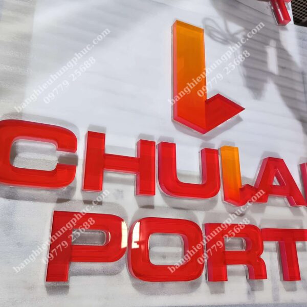 gia công chữ nổi inox vàng