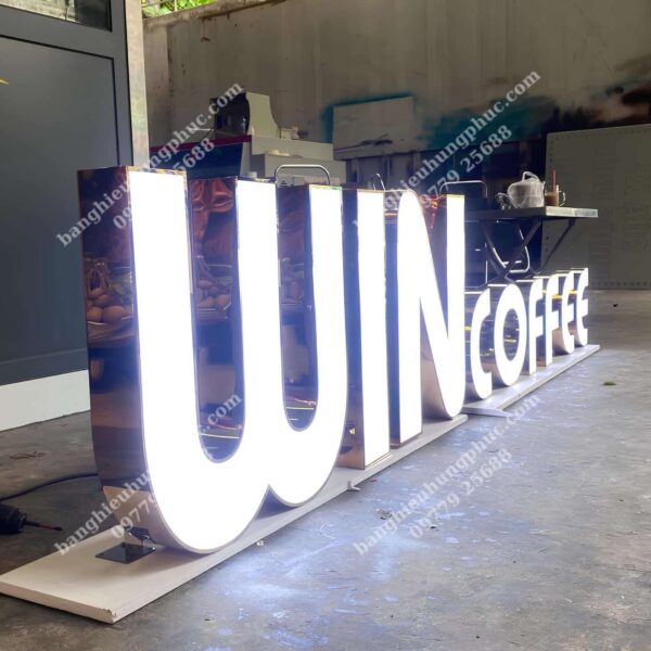 gia công chữ inox