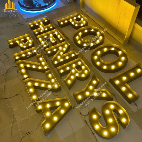 gia công chữ nổi inox vàng