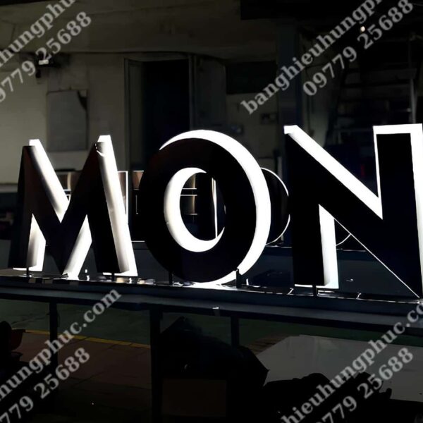 gia công chữ nổi inox