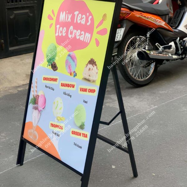 bảng hiệu hộp đèn đứng