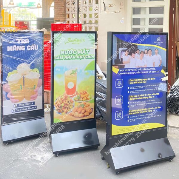 bảng hiệu hộp đèn đứng