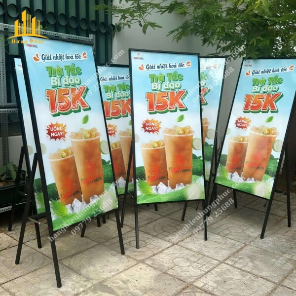 bảng hiệu hộp đèn đứng