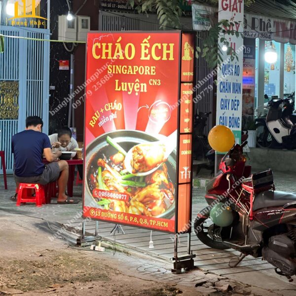 bảng hiệu hộp đèn đứng