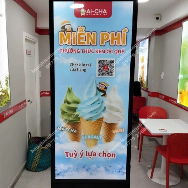 bảng hiệu hộp đèn đứng