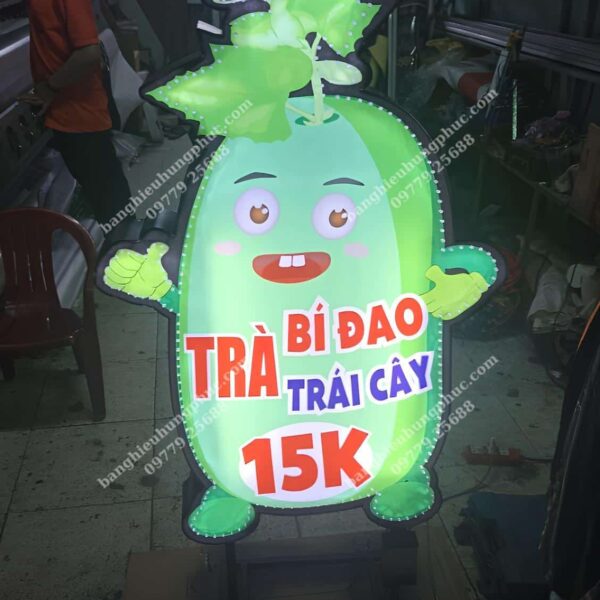 bảng hiệu hộp đèn đứng