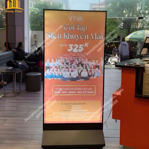 bảng hiệu hộp đèn đứng