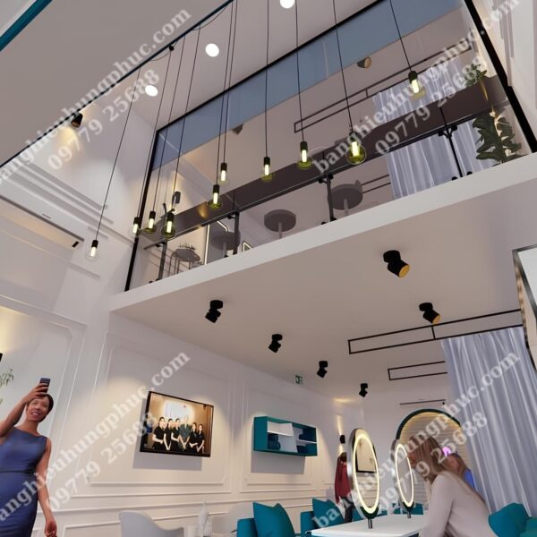 bàn giao thực tế cửa hàng THON