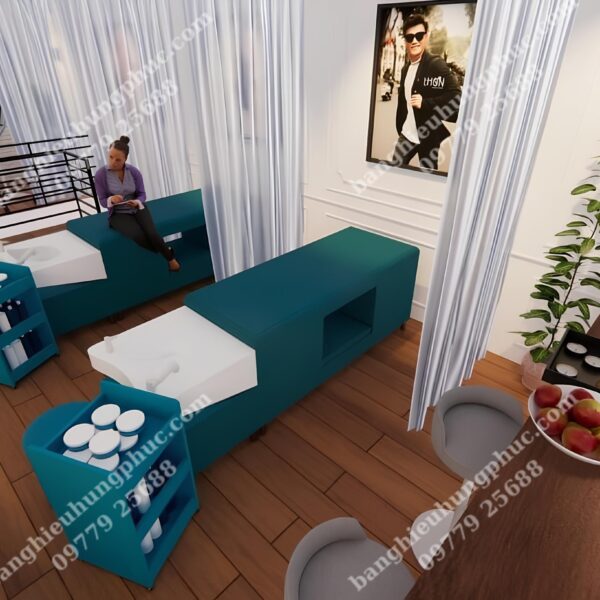 bàn giao thực tế cửa hàng THON