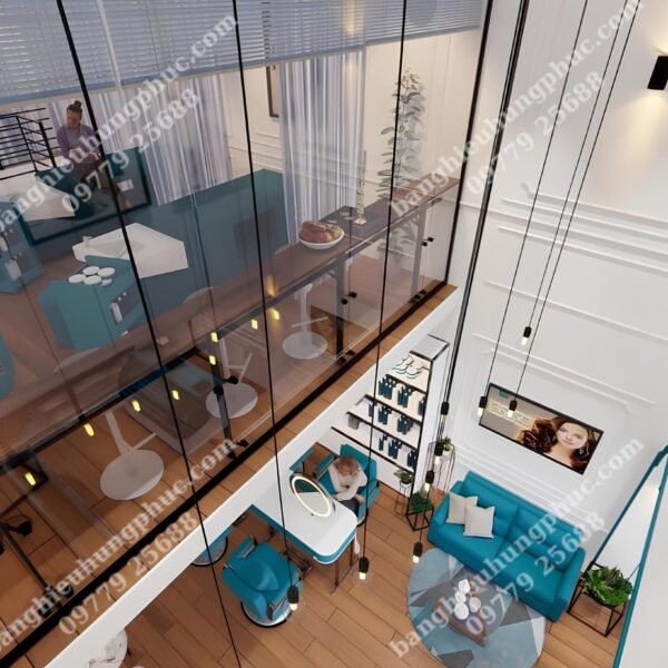 bàn giao thực tế cửa hàng THON