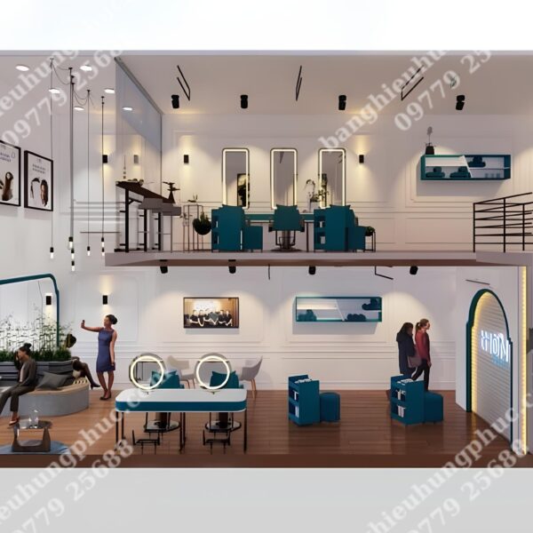 bàn giao thực tế cửa hàng THON