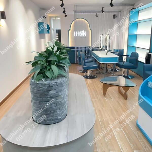 bàn giao thực tế cửa hàng THON