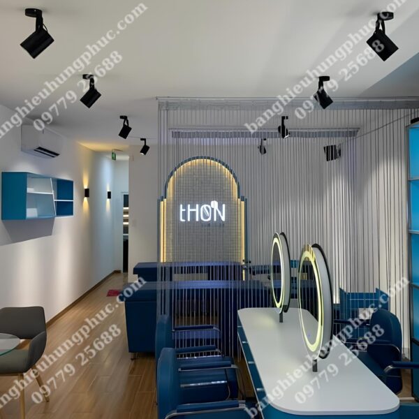 bàn giao thực tế cửa hàng THON