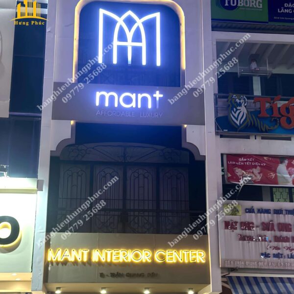 bảng hiệu chữ nổi