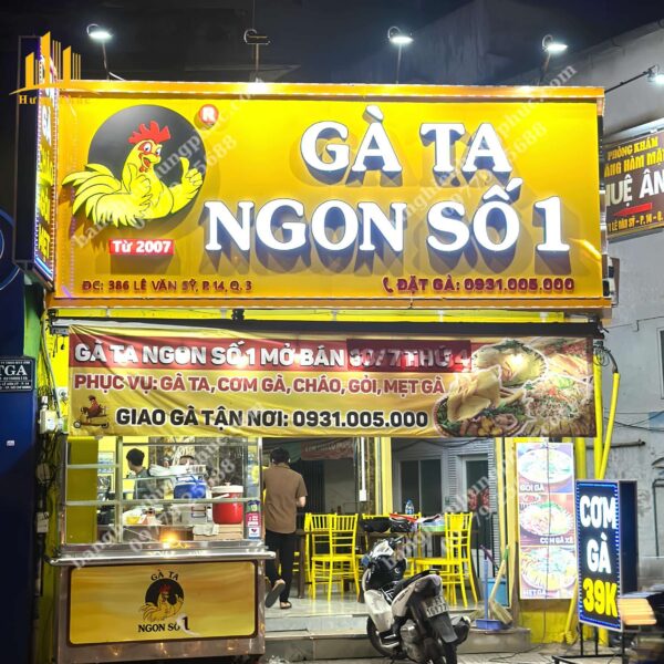 chữ nổi quảng cáo