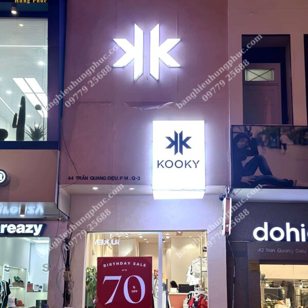 bảng hiệu chữ nổi