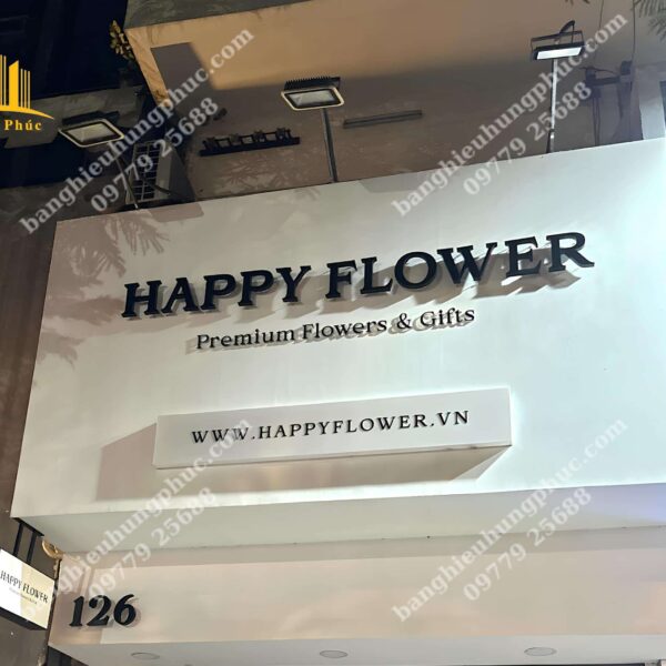 bảng hiệu alu chữ nổi