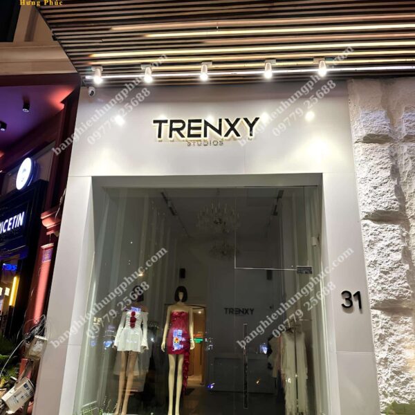 bảng hiệu alu chữ nổi