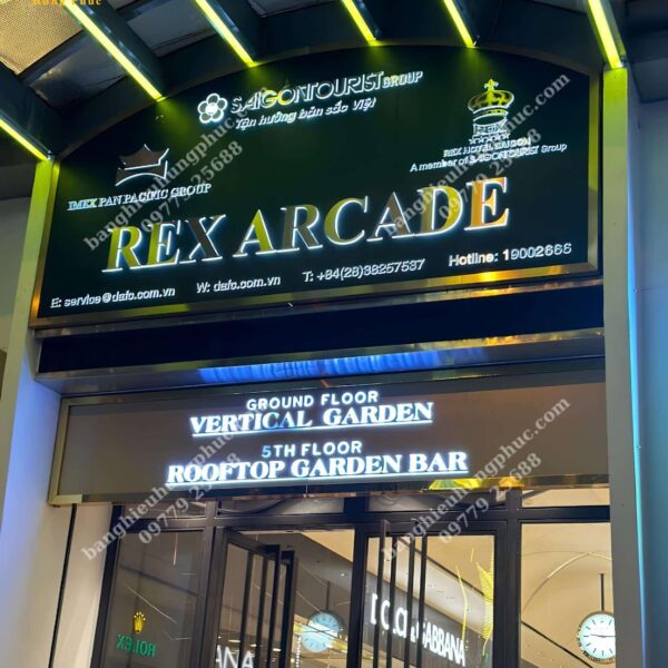 biển alu chữ nổi