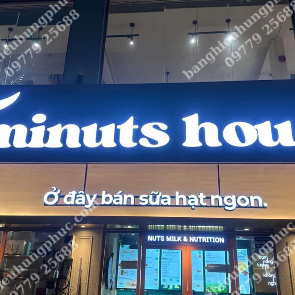 biển alu chữ nổi